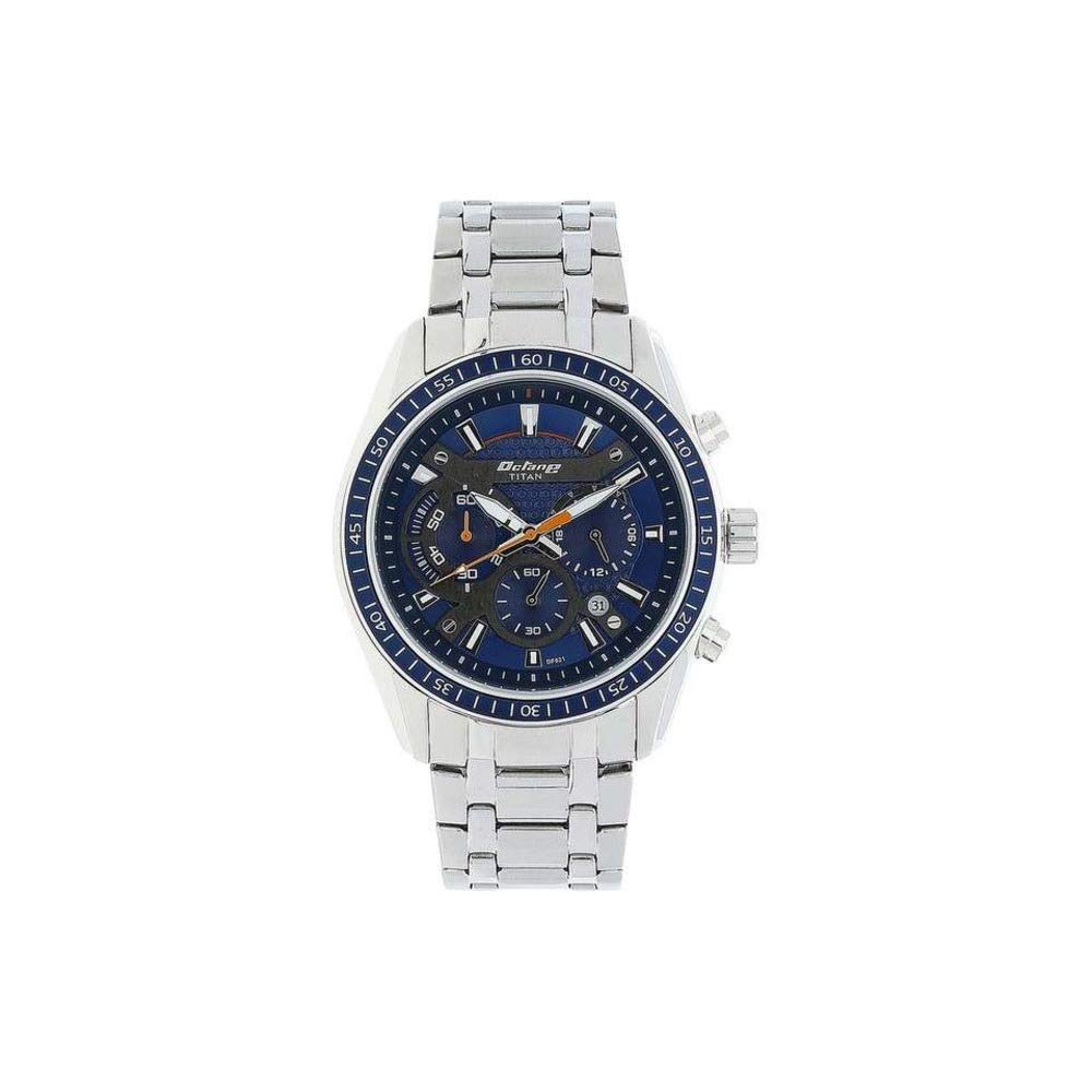 Titan Octane Analog Blue Dial Men's Watch-NL90077KM02/NP90077KM02