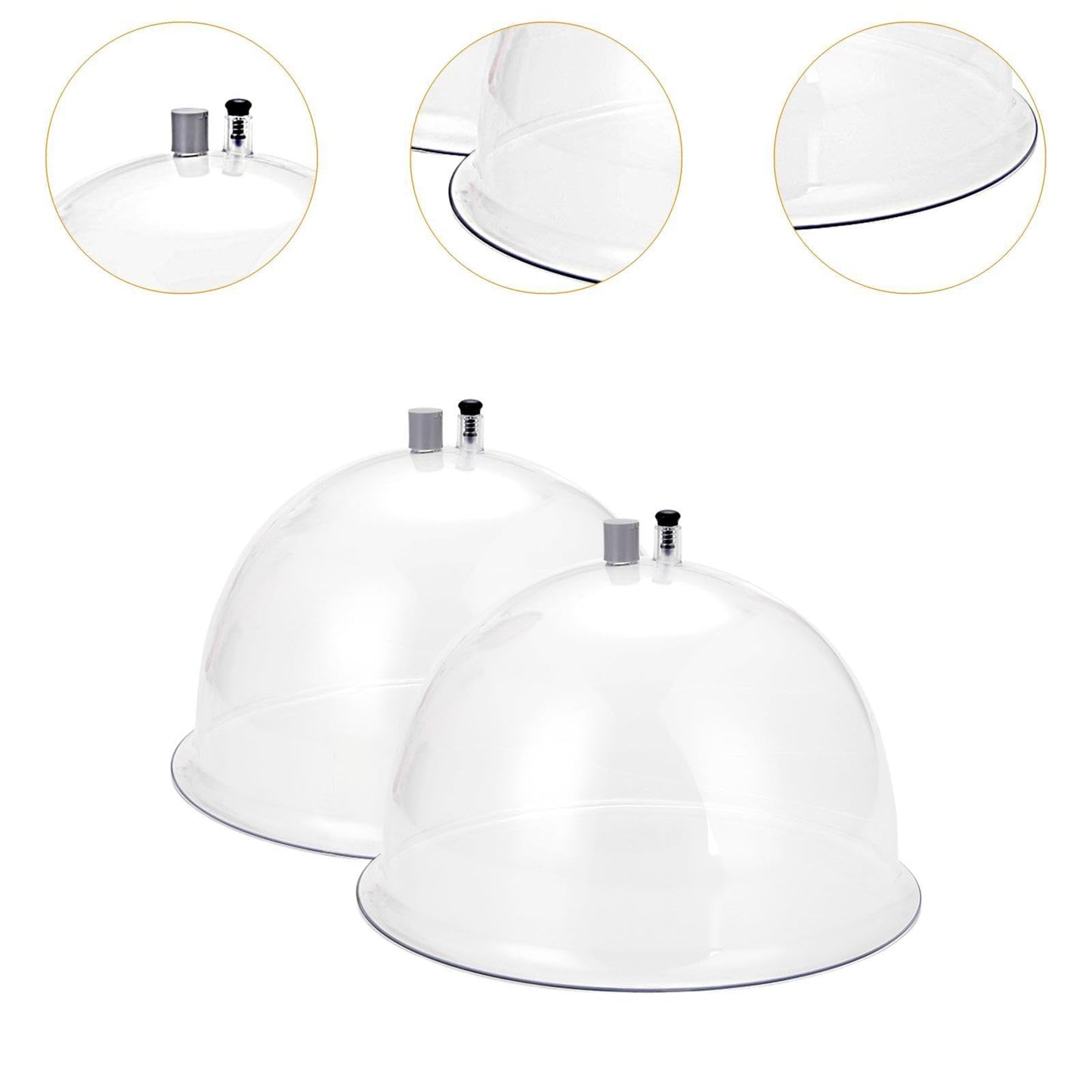 CALANDIS™ 2X Vacuum Cups Lightweight for Lift Large Portable Suction Cups for Home SPA 210ML | Other Health Care Supplies | Health Care | Health & Beauty