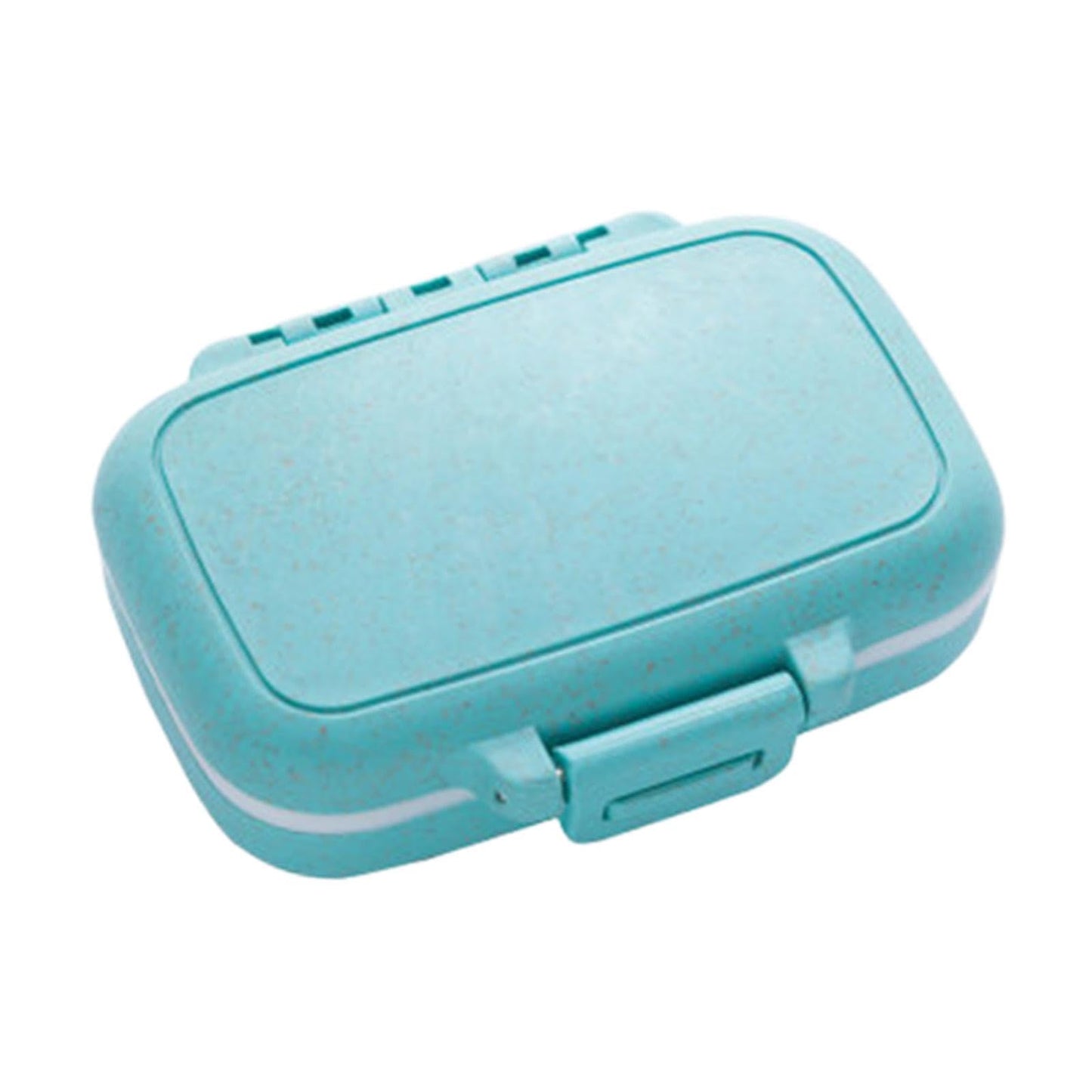 JAZZY PEARLS® 2xpill S Box Mini Portable Pills Organizer Case for Fish Oil Supplements Daily Bluepill Boxes Pill Cases Health Care Health