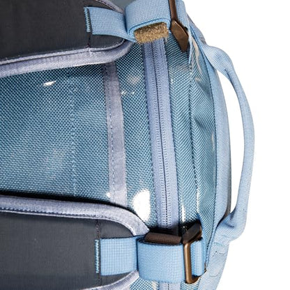 Tatonka Unisex-Adult Durable Travel Bag with Stowable Backpack Shoulder Straps, Elemental Blue, 45 L, Durable Travel Bag With Stowable Backpack Shoulder Straps