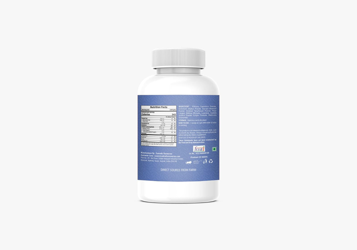 Calmdown Superfood Powder Herbal Supplements For Personal Health Care Improvement