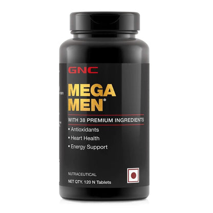 GNC Triple Strength Fish Oil (60 Softgels) & GNC Mega Men Multivitamin for Men (120 Tablets) Combo