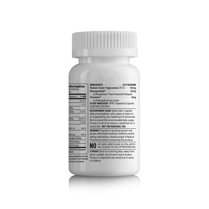 Unived Basics D3+K2 (MK-7) | Vitamin D3 600 IU & Vitamin K2-7 (MenaquinGold) 55mcg | Immunity, Heart, Muscle, & Bone Health | Plant-Based & Natural | 30 Capsules