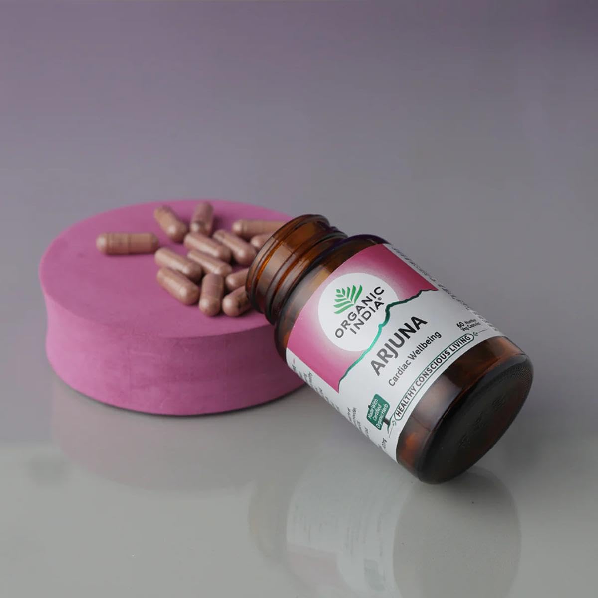 A TATA Product - Organic India Arjuna - 60 Veg Capsules- image 2