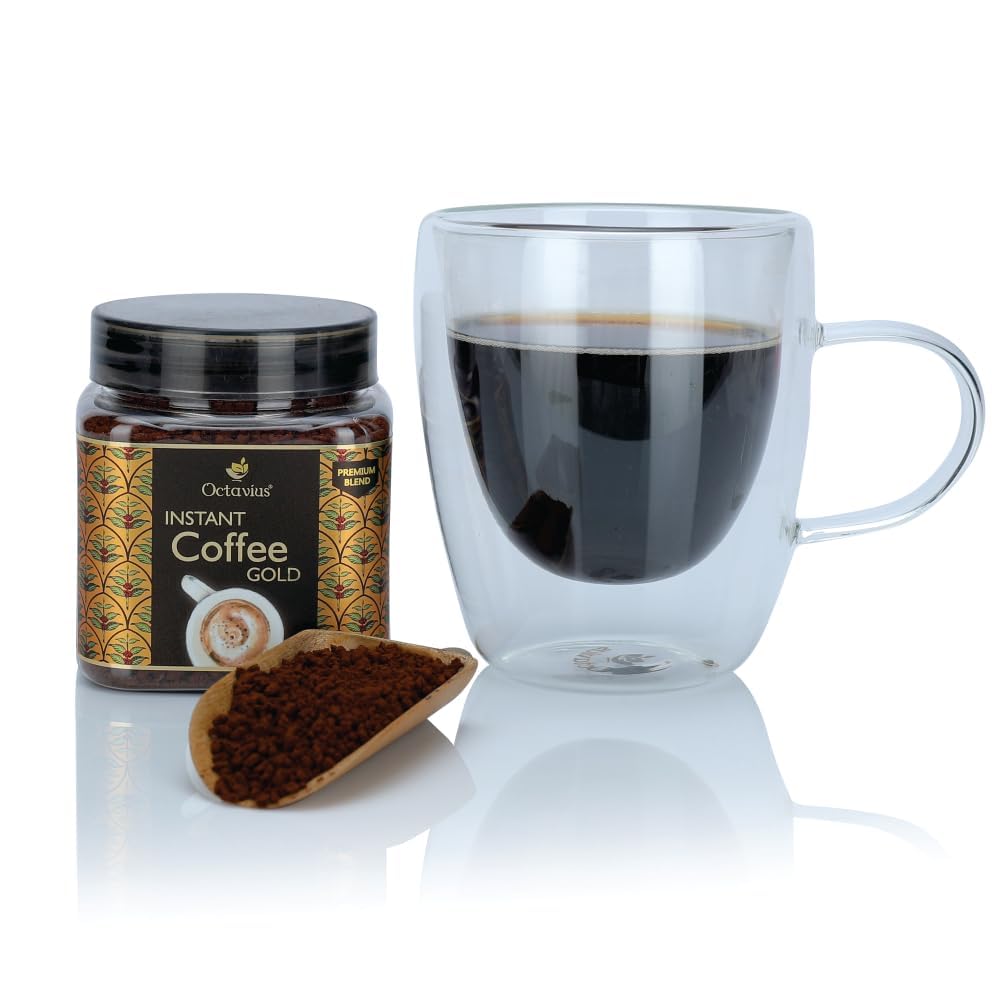 Octavius Gold Instant Coffee Powder Jar 100 gm
