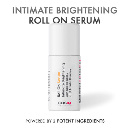Cos-IQ Intimate Brightening Roll-On Serum | With Azelaic Acid, 40ml