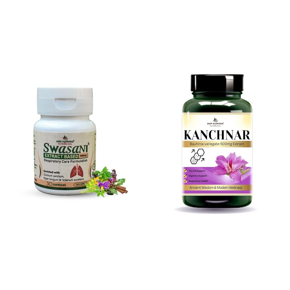 Deep Ayurveda Swasani Vegan Capsule | Deep Ayurveda Kanchnaar Vegan Capsules