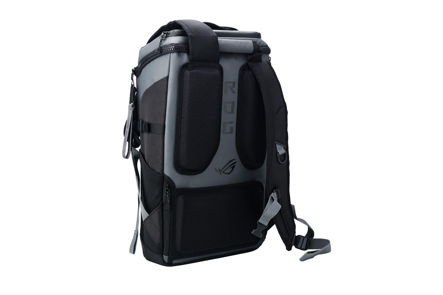 ROG Ranger BP2701 Cybertext Edition (2025) Gaming Backpack, Spacious Storage Upto 22L, Ergonomic Design, Built-in Luggage Strap, Adjustable Chest Strap, fits up to a 17-inch Laptop, Grey, 0.93 kg