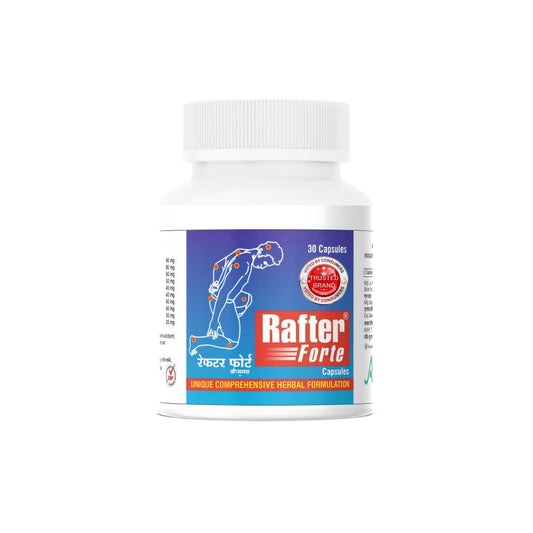 RAFTER FORTE Herbal Joint Support Capsules 500mg | Supports Joint Pain Relief & Mobility | 30 Capsules per Pack (Pack of 1)