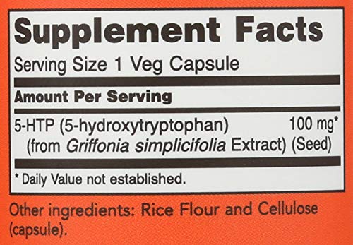 Now Foods 5-Htp, 60 Vcaps 100 mg- image 4