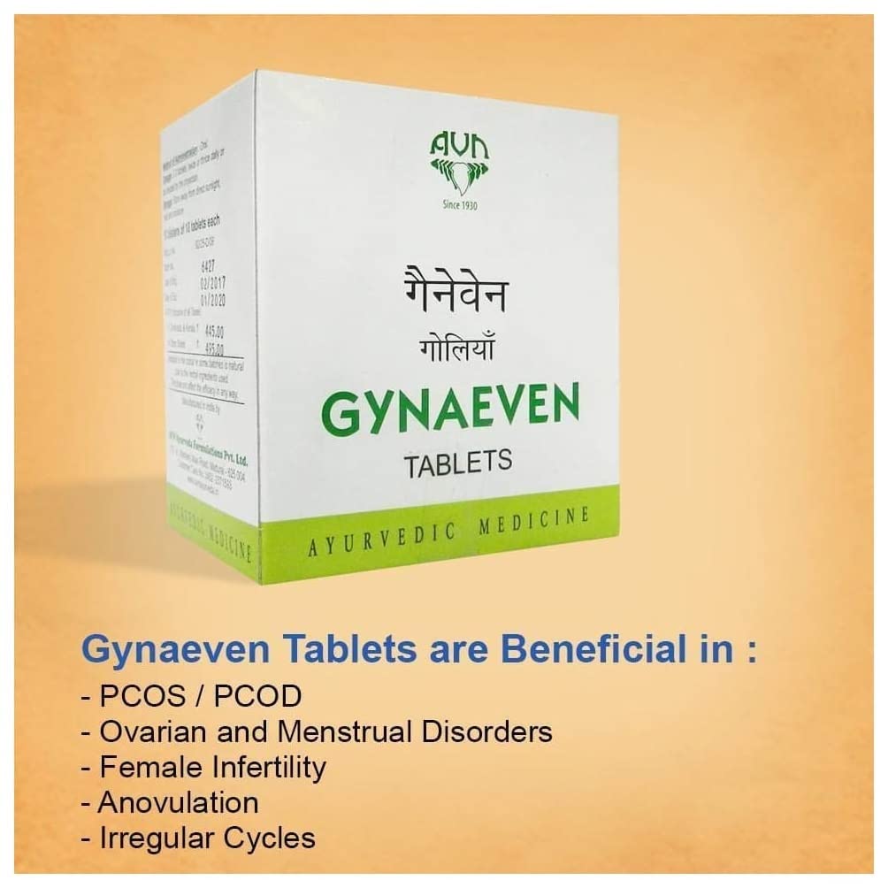 AVN Gynaeven Tablets (240 Tablets) (120 Tablets X 2)