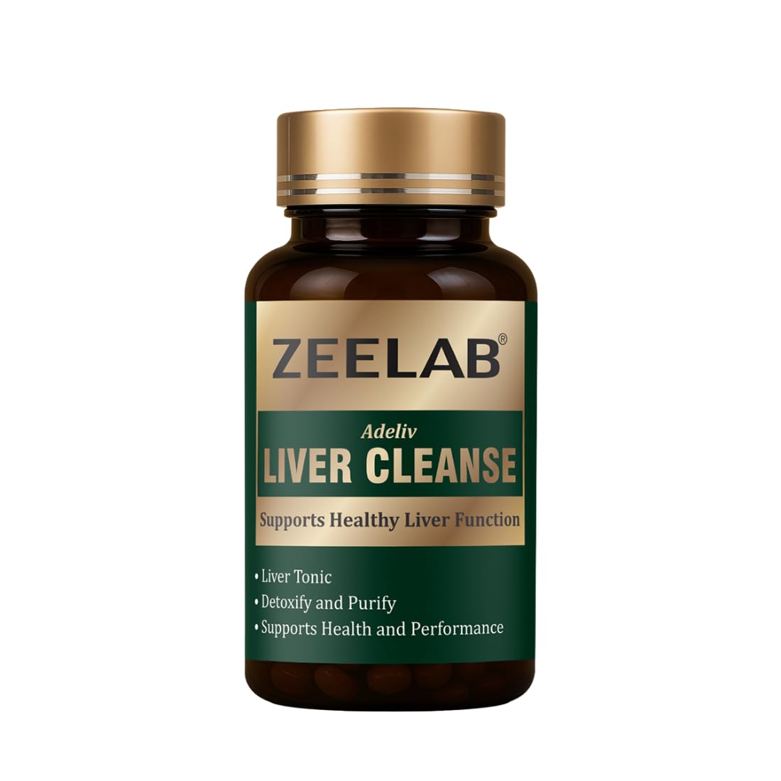 Zeelab Adeliv Liver Cleanse Capsules | Ayurvedic Medicine for Liver Detox and Cl
