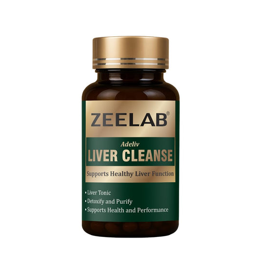 Zeelab Adeliv Liver Cleanse Capsules | Ayurvedic Medicine for Liver Detox and Cl