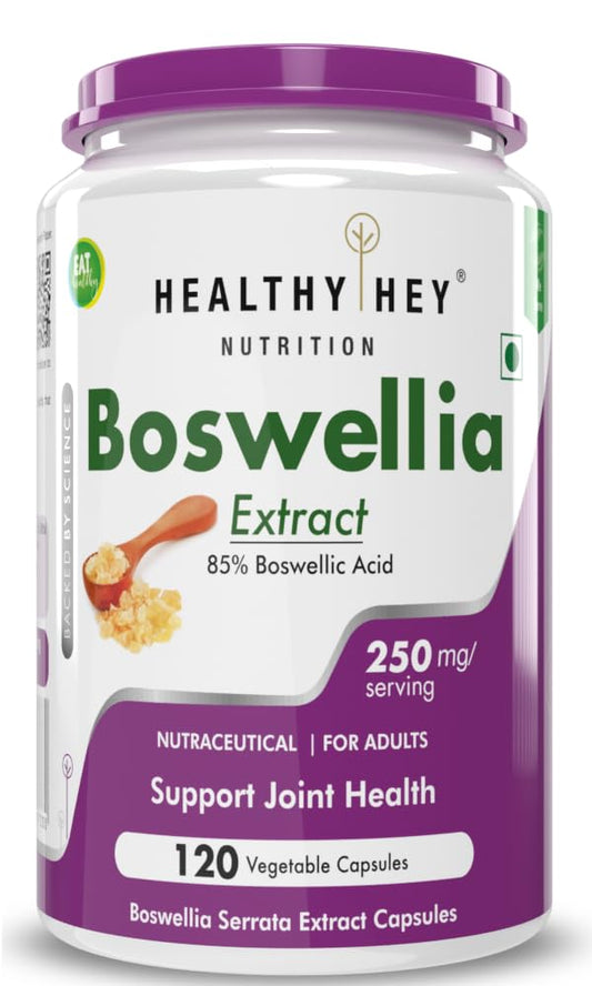 HealthyHey Nutrition Boswellia Serrata Extract 120 Vegetable Capsules