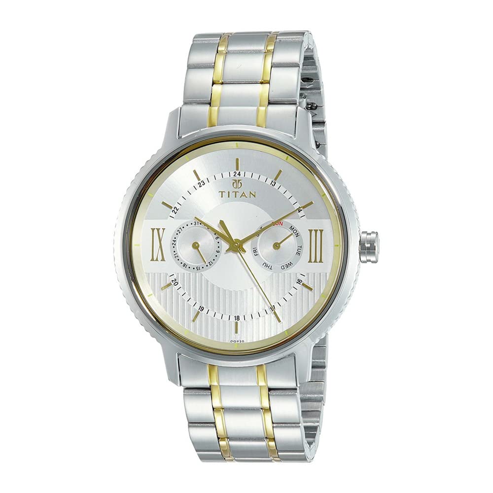 Titan Regalia Baron Analog Silver Dial Men's Watch NM1743BM01/NN1743BM01/NP1743B