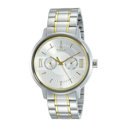 Titan Regalia Baron Analog Silver Dial Men's Watch NM1743BM01/NN1743BM01/NP1743B