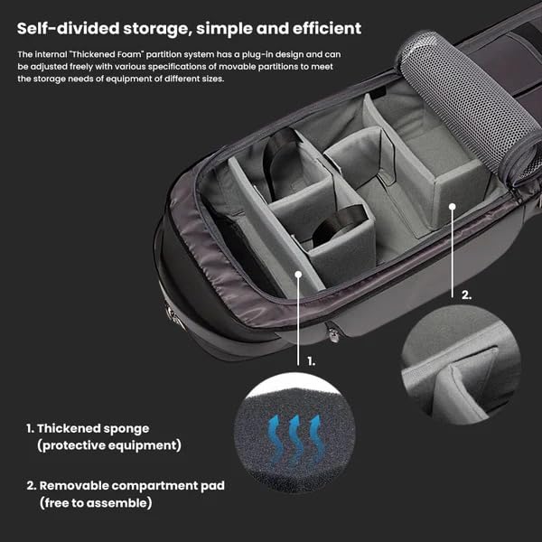 Red Lemon Bange CaptureMax Premium Camera Backpack with Quick Access Zi- image 7