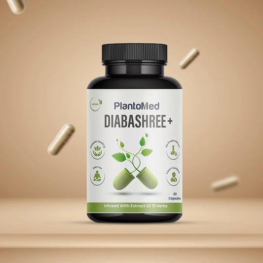 Plantomed Diabashree+, Blood Sugar Support Supplement,Made In India | 60 Capsules