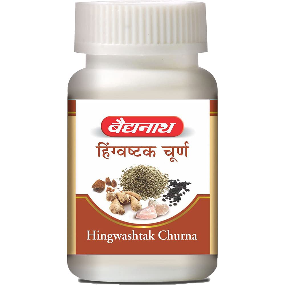 Baidyanath Hingwashtak Churna - 120 gm Powder | Effective Gastric Stimulant & Di