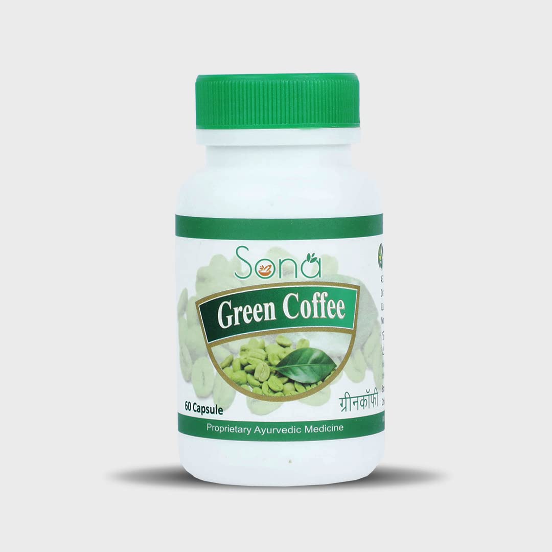Sona Healthcare Ayurvedic Green coffee Capsule support weight loss(Pack of 1)(60 Cap)