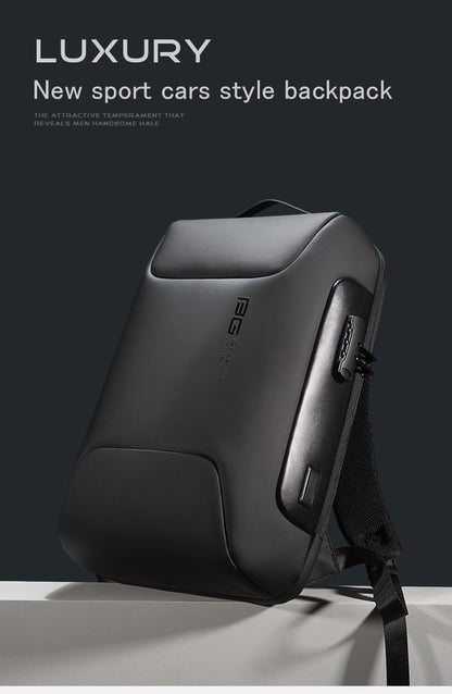 BROGBUS New Anti Thief Laptop Bag Backpack Fits for 15.6 inch Laptop Backpack Multifunctional Backpack WaterProof for Business Shoulder Bags (Grey)