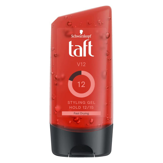 TAFT Schwarzkopf Power V12 Hair Gel, 12 Speed Hold With Fast Drying Formulation