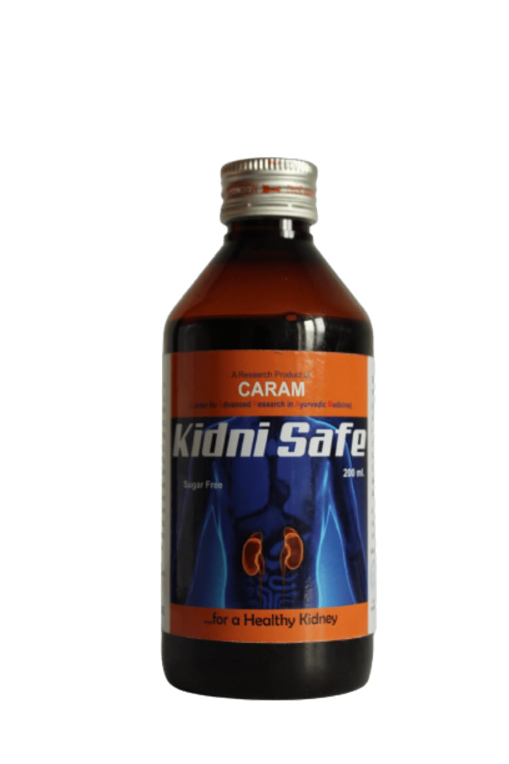 CARAM - Kidni Safe for Kidney Health & Detox | Improves Kidneys Naturally | Very Useful for CKD | Natural Kidney Functional Toner (Sugar-free) (200 ml - Pack of 4)