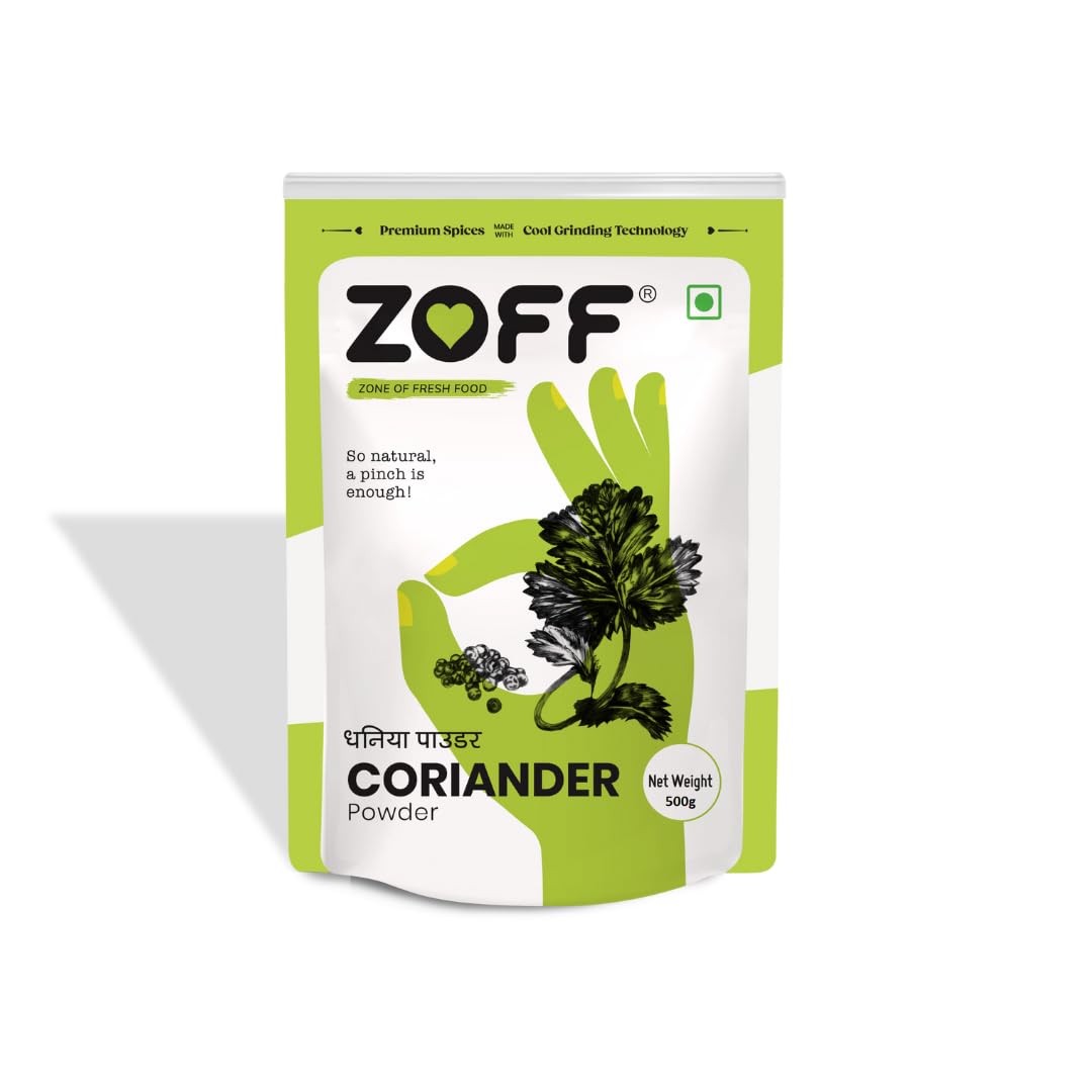 Zoff Coriander Powder - Dhaniya Powder - Aromatic & Fresh Cool Grinding Technology - Natural & Pure – 200grams