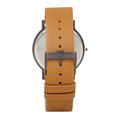 Titan Mens Analogue Watch - 1595QL01 (Beige_Free Size)- image 2