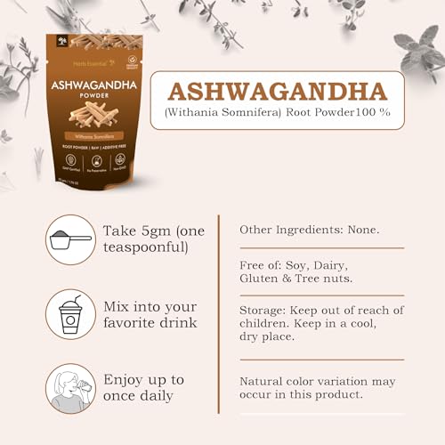 Herb Essential Pure Ashwagandha Powder - 50 G- image 6