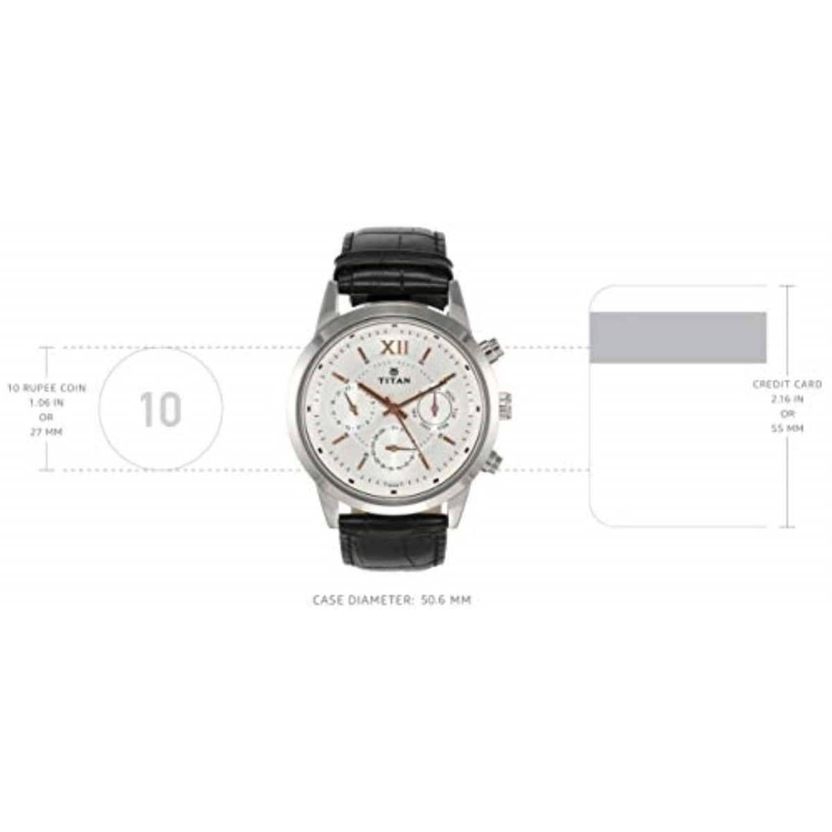 Titan Neo Analog Silver Dial Men's Watch-NN1766SL04/NP1766SL04