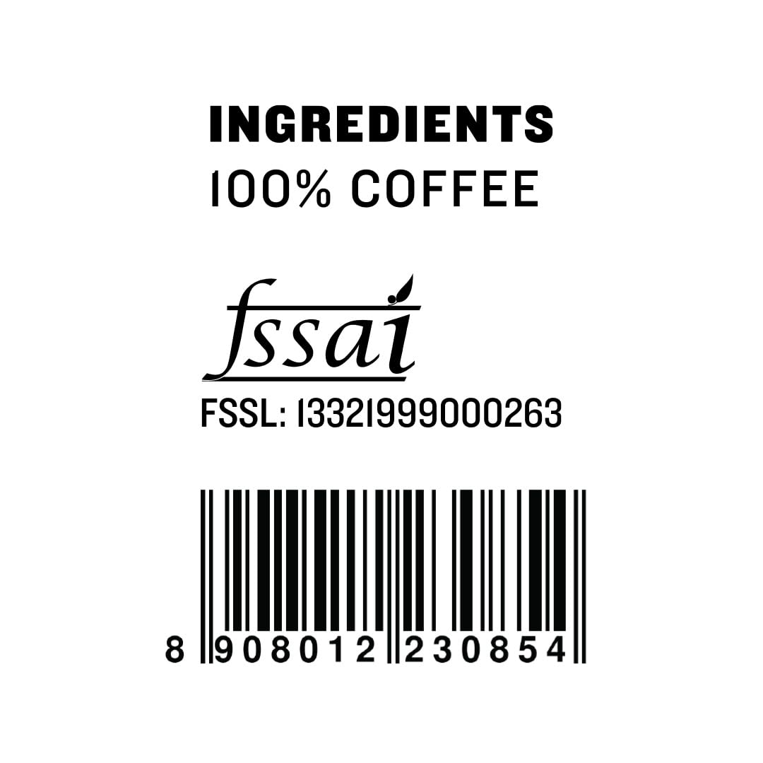 Sleepy Owl Dark Roast Ground Coffee | Fine Grind Coffee | Suitable for Moka Pot, Home Espresso brewing | 100% Arabica | Freshly Roasted & Ground | 250g | Directly Sourced From Chikmagalur