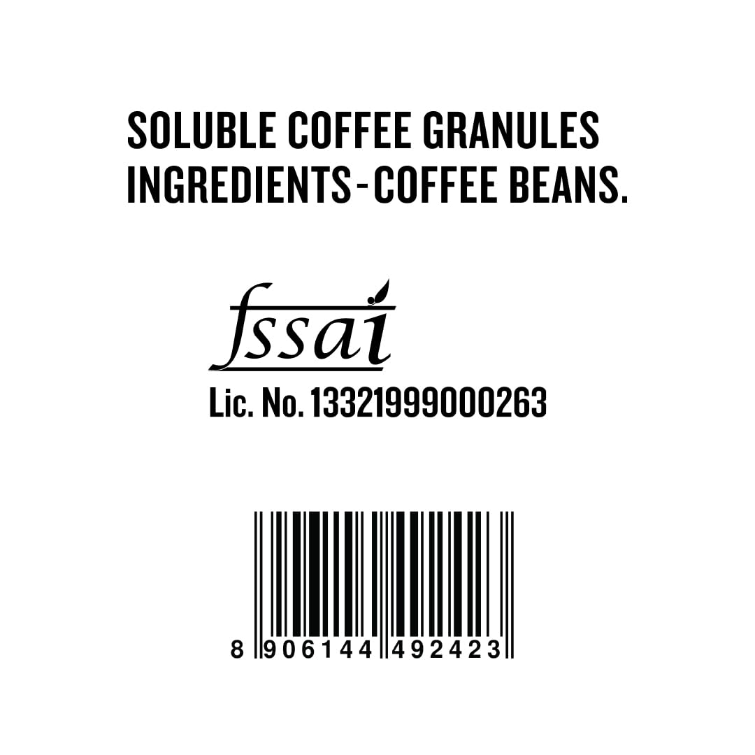 Sleepy Owl Dark Roast Coffee, 100% Pure Instant Coffee Powder 100g, Makes 50 Cups, Freeze-Dried for Freshness, Strong & Intense Coffee, Rich Café Taste, Have It Hot or Cold, Ready in Seconds