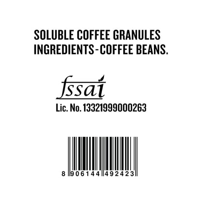 Sleepy Owl Dark Roast Coffee, 100% Pure Instant Coffee Powder 100g, Makes 50 Cups, Freeze-Dried for Freshness, Strong & Intense Coffee, Rich Café Taste, Have It Hot or Cold, Ready in Seconds