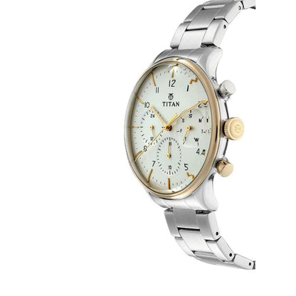 Titan Classique Analog White Dial Men's Watch NM90102BM01/NN90102BM01/N- image 2