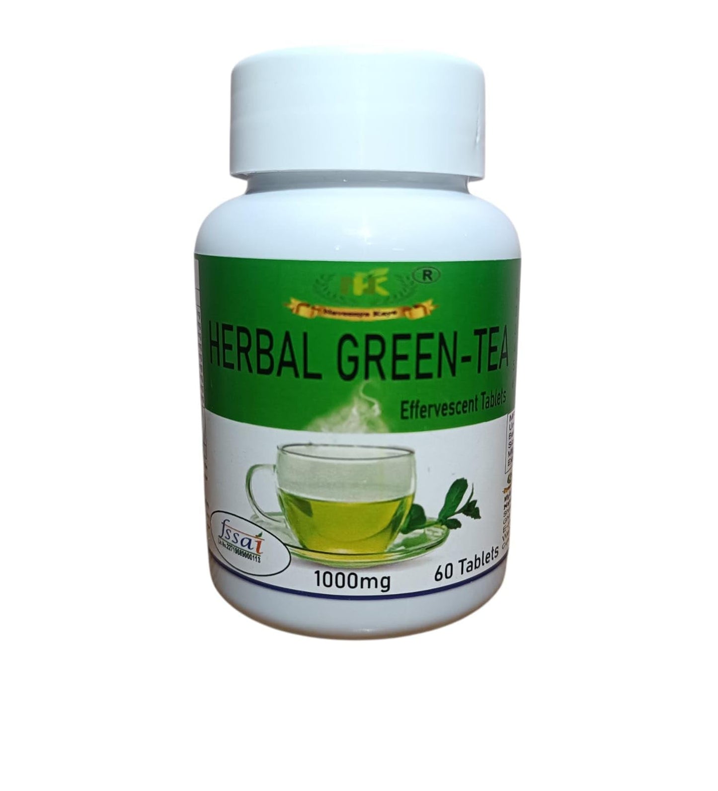 Herbal Green Tea Effervescent Tablets