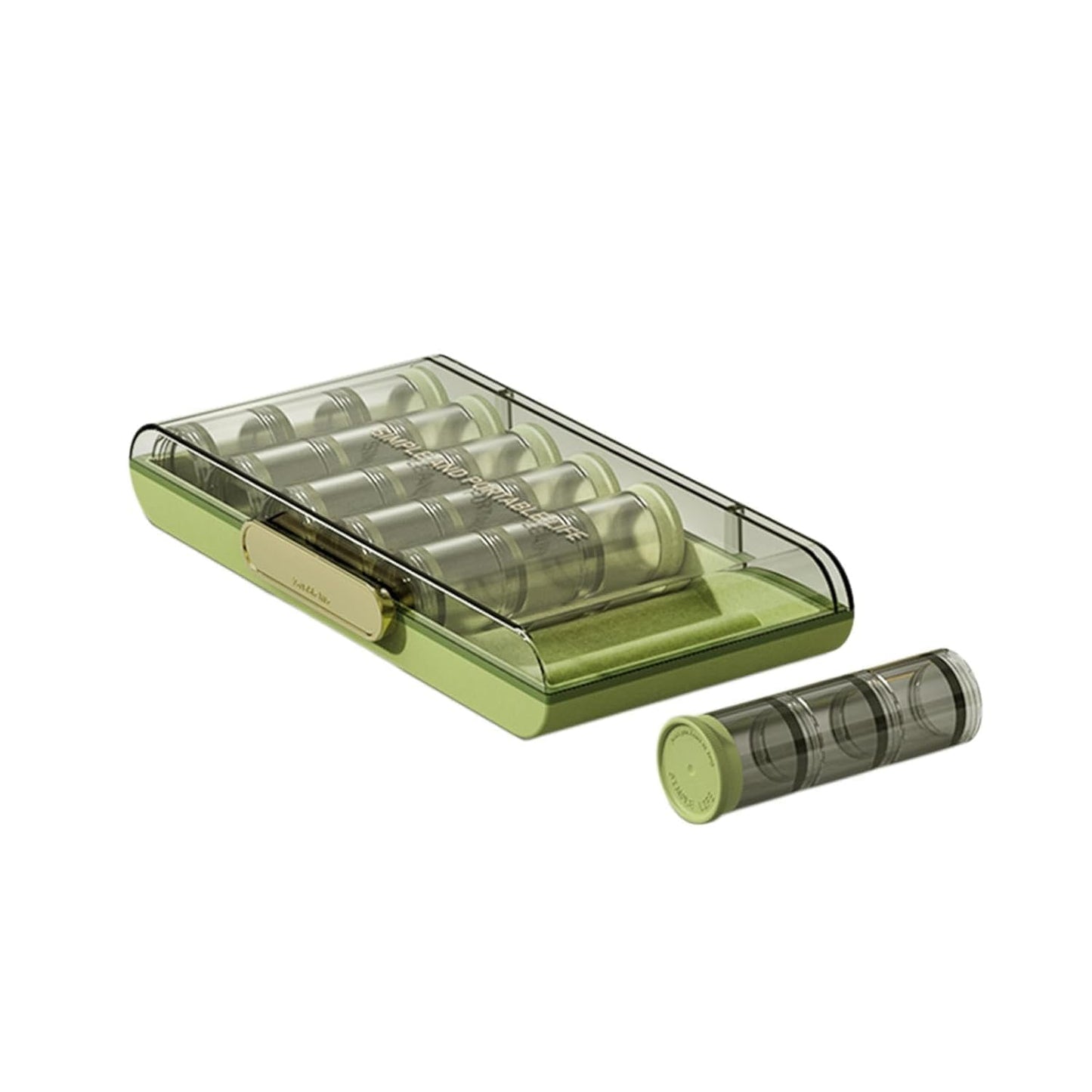 GLOWICK Vitamin, Medicine and Supplement 7-Day Pill Organizer Container Healthcare Pill Case Box 21 Compartment Box FOR Daily Use(1 Set)