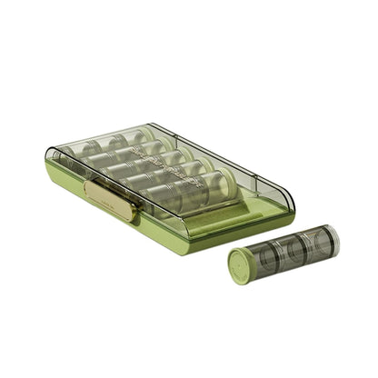 GLOWICK Vitamin, Medicine and Supplement 7-Day Pill Organizer Container Healthcare Pill Case Box 21 Compartment Box FOR Daily Use(1 Set)