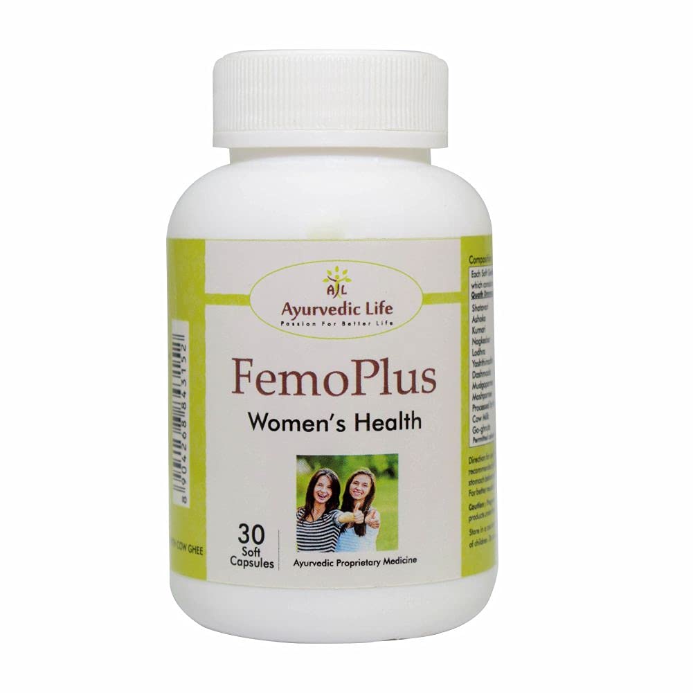 AL-Ayurvedic Life Femo Plus 30 Capsules - Herbal formulation for women's health