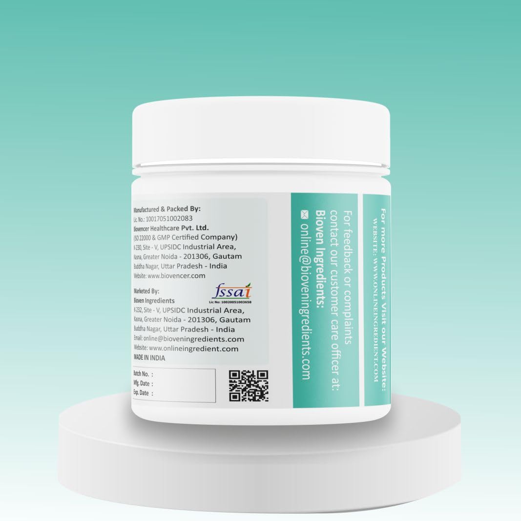 Bioven Ingredients Glucosamine HCL Powder, Pure Supplements, No Filters/Binders, (Gram, 125, gram)