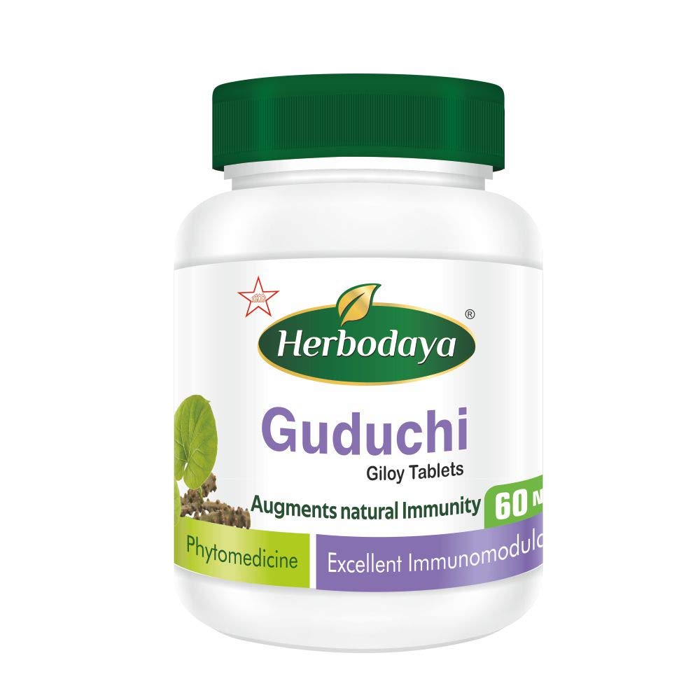 Herbodaya Organic Guduchi Tablets – 60 Tablets