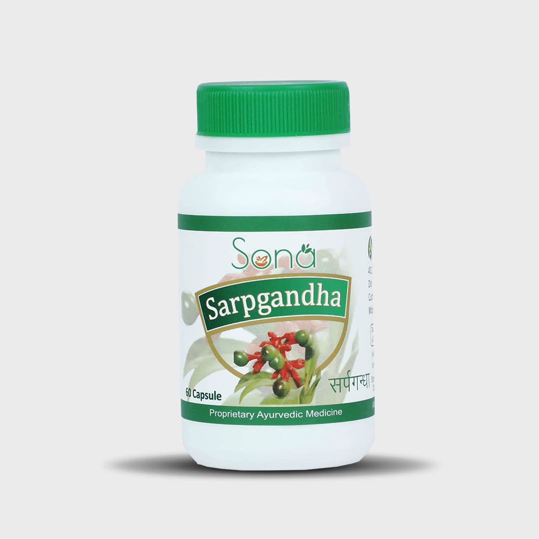 Sona Healthcare Ayurvedic Sarpagandha Capsule – 60 Cap