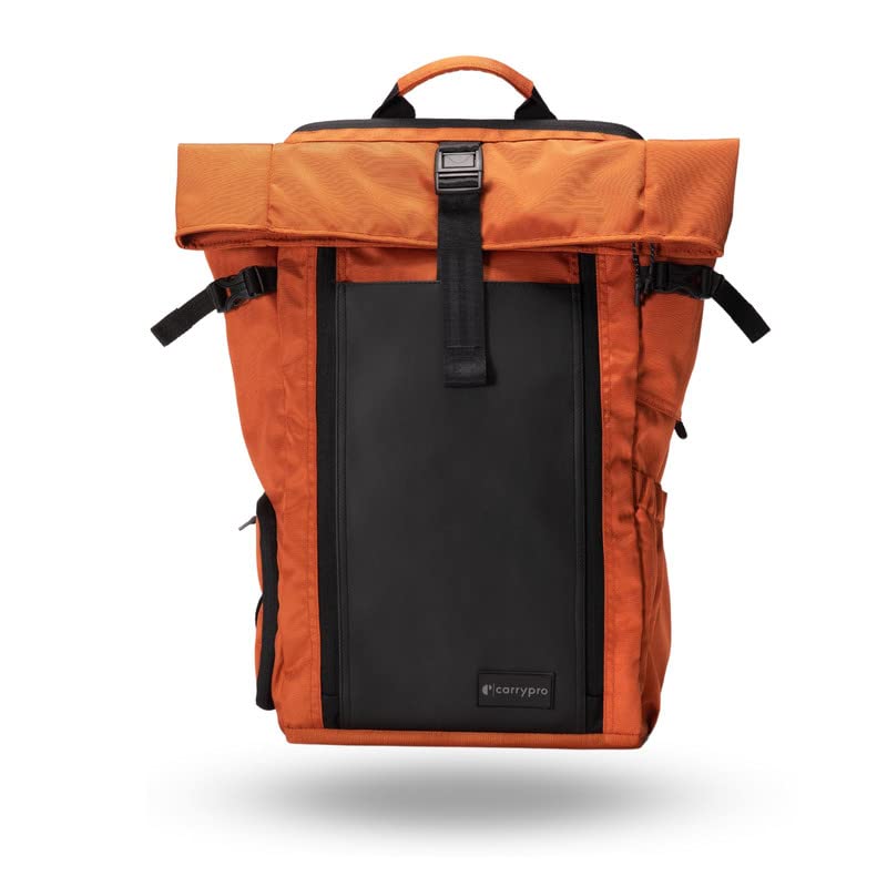 CarryPro HOBO25 V3.0 (Rust Orange), Everyday Workation Laptop Backpack(16 inch),