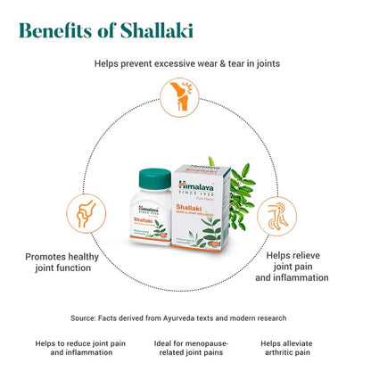 Himalaya Shallaki | Pain and inflammation | Tablets 60s | Bone and Joint Wellness