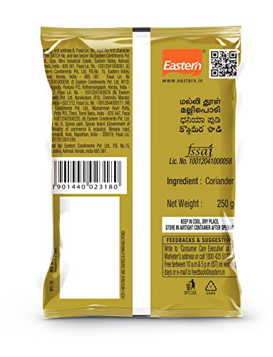 Eastern Powder, Coriander Pouch, 250 Grams