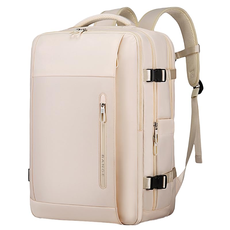 Red Lemon Bange Fissure Laptop Backpack for men and women | Multi-Compartment Wa