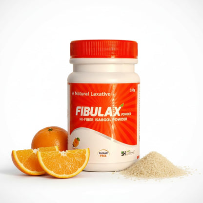 Fibulax 100g Isabgol Laxative Powder - Natural Psyllium Husk for Digestion