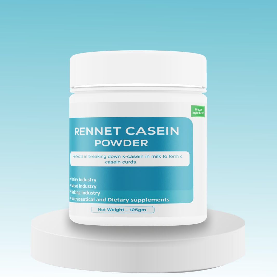 Bioven Ingredients Rennet Casein Powder – Vegetarian, Non-GMO, for Food & Dietary Supplements