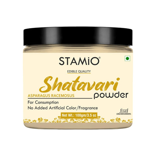 STAMIO Shatavari Root Powder 100 gm | Asparagus racemosus | Satavari Kizhangu Po