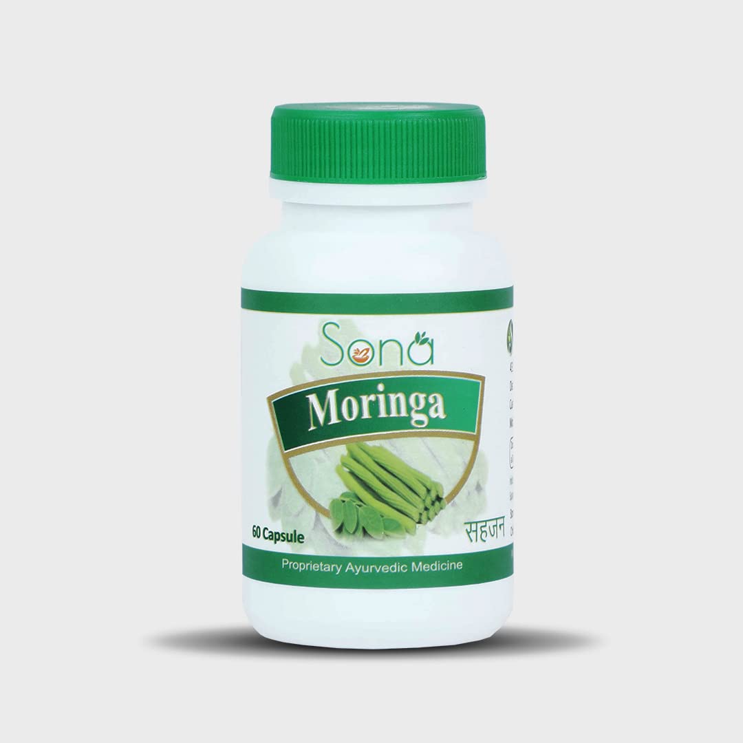 SONA HEALTH CARE MORINGA CAPSULES- 60 CAPSULES (Pack of 1)